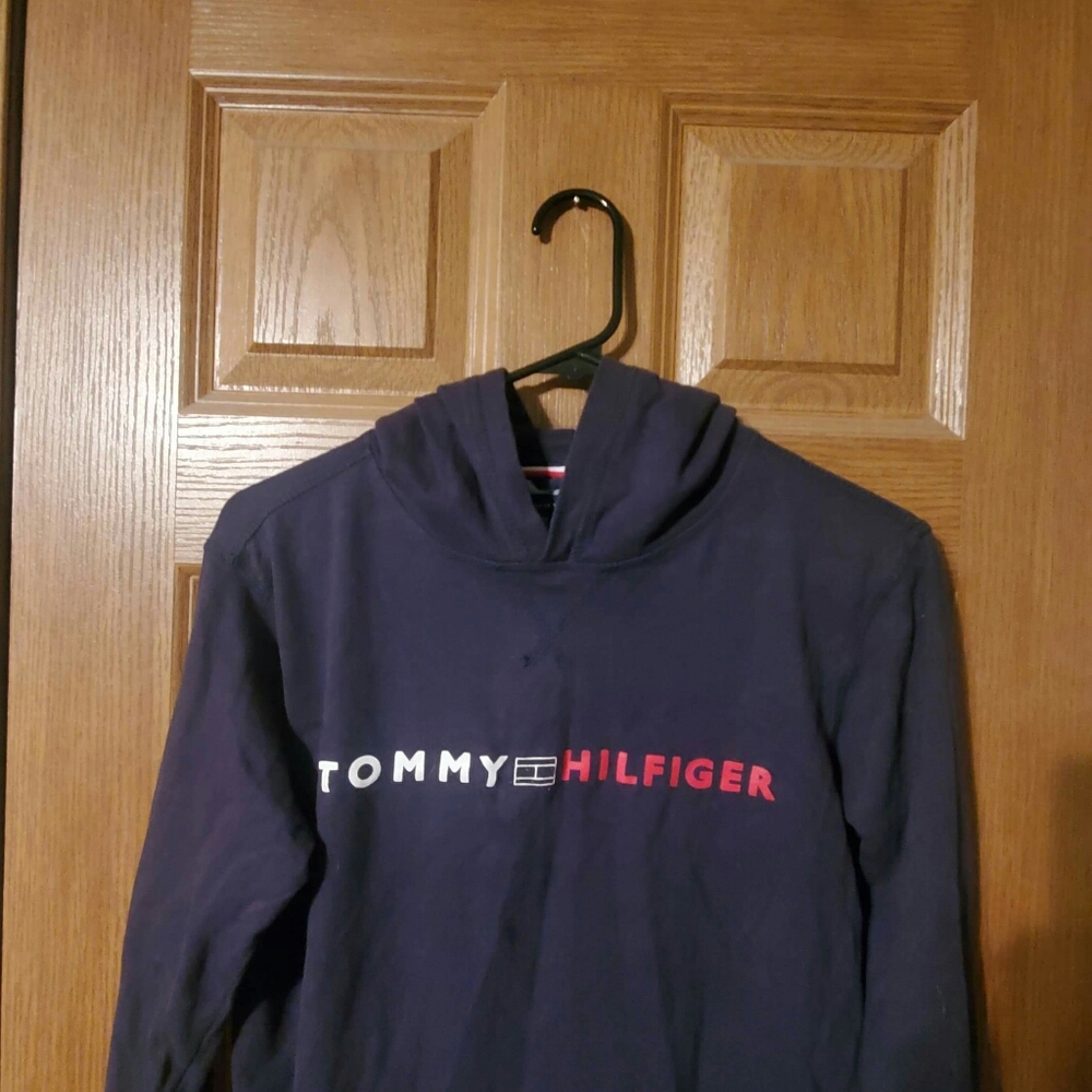 Blue Tommy Hilfiger Hoodie LG. 16/18